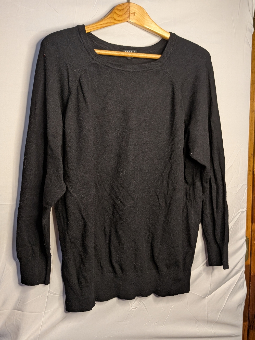 Torrid Everyday Soft Black Crew Neck Pullover Sweater Size 3 3X 22/24